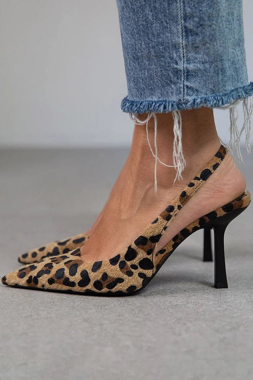 Avery™ | Szpilki D'Orsay Leopard
