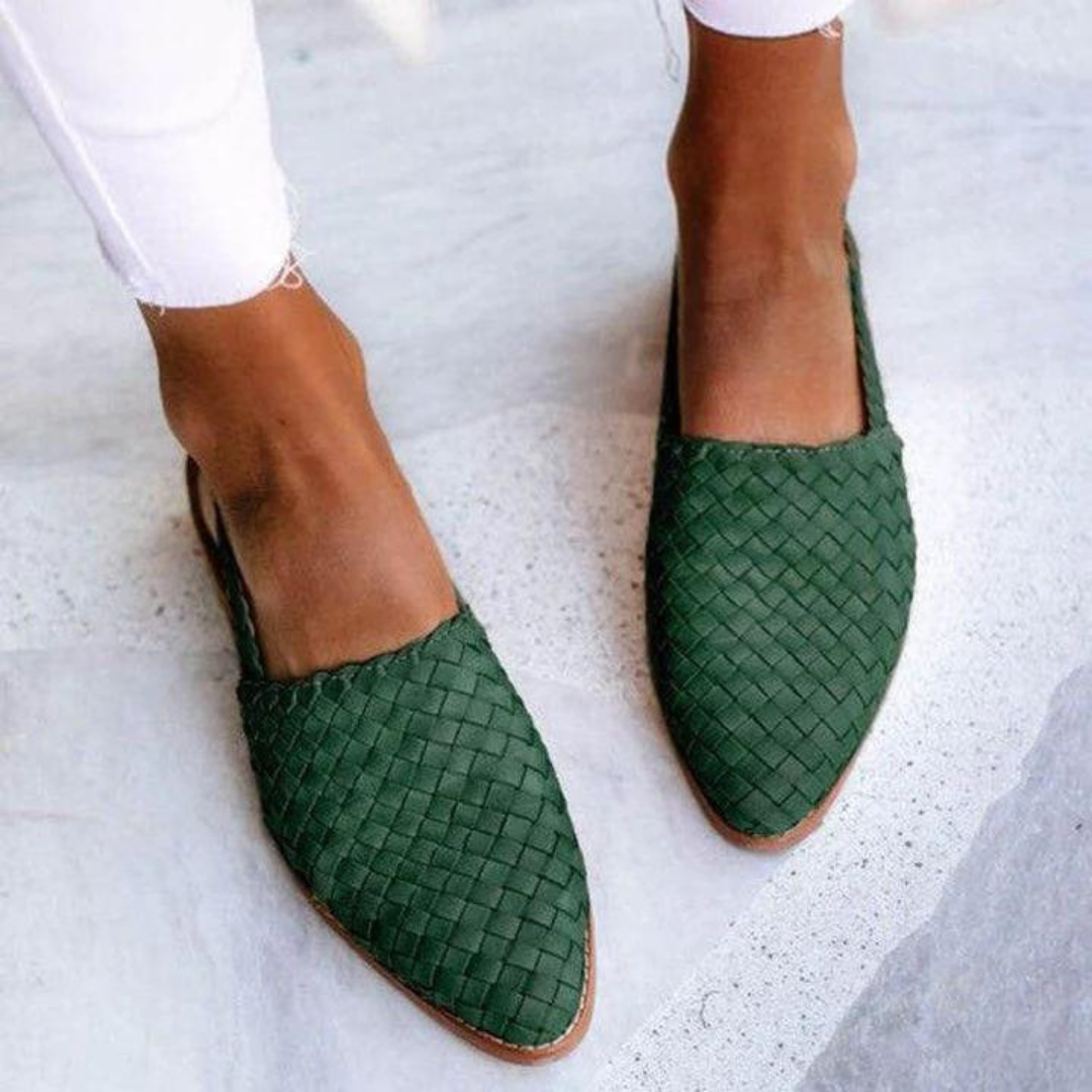 Arielle-Claire™ | Eleganckie i wygodne ręcznie robione płaskie sandały