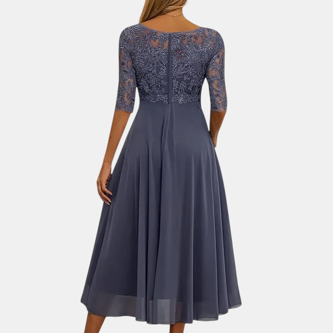Rozalia | Elegancka Sukienka Koronkowa