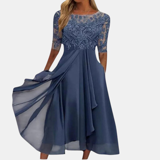 Rozalia | Elegancka Sukienka Koronkowa