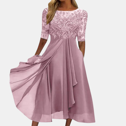 Rozalia | Elegancka Sukienka Koronkowa