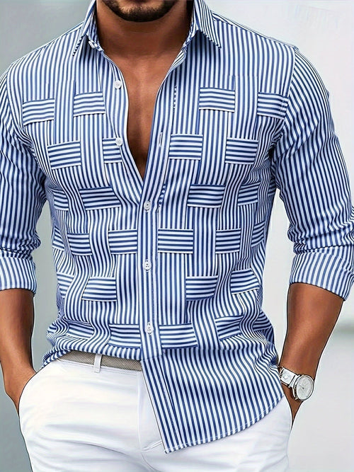 Marek | Elegancka Koszula w Paski