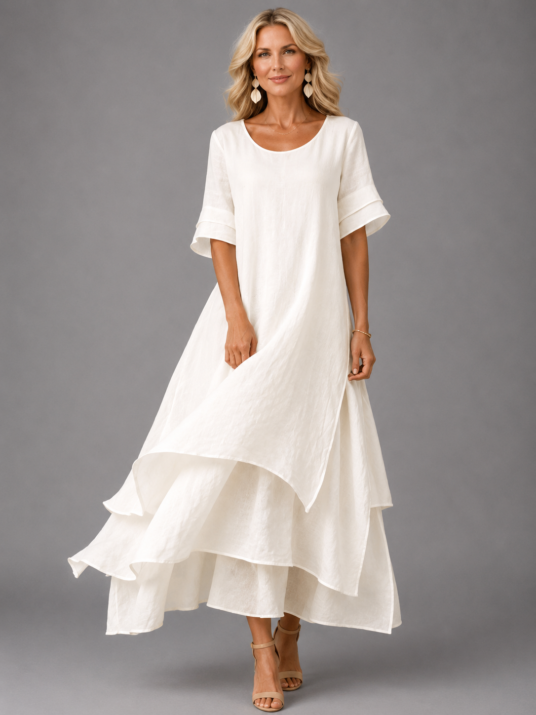 Rita | Elegancka Zwiewna Sukienka Maxi