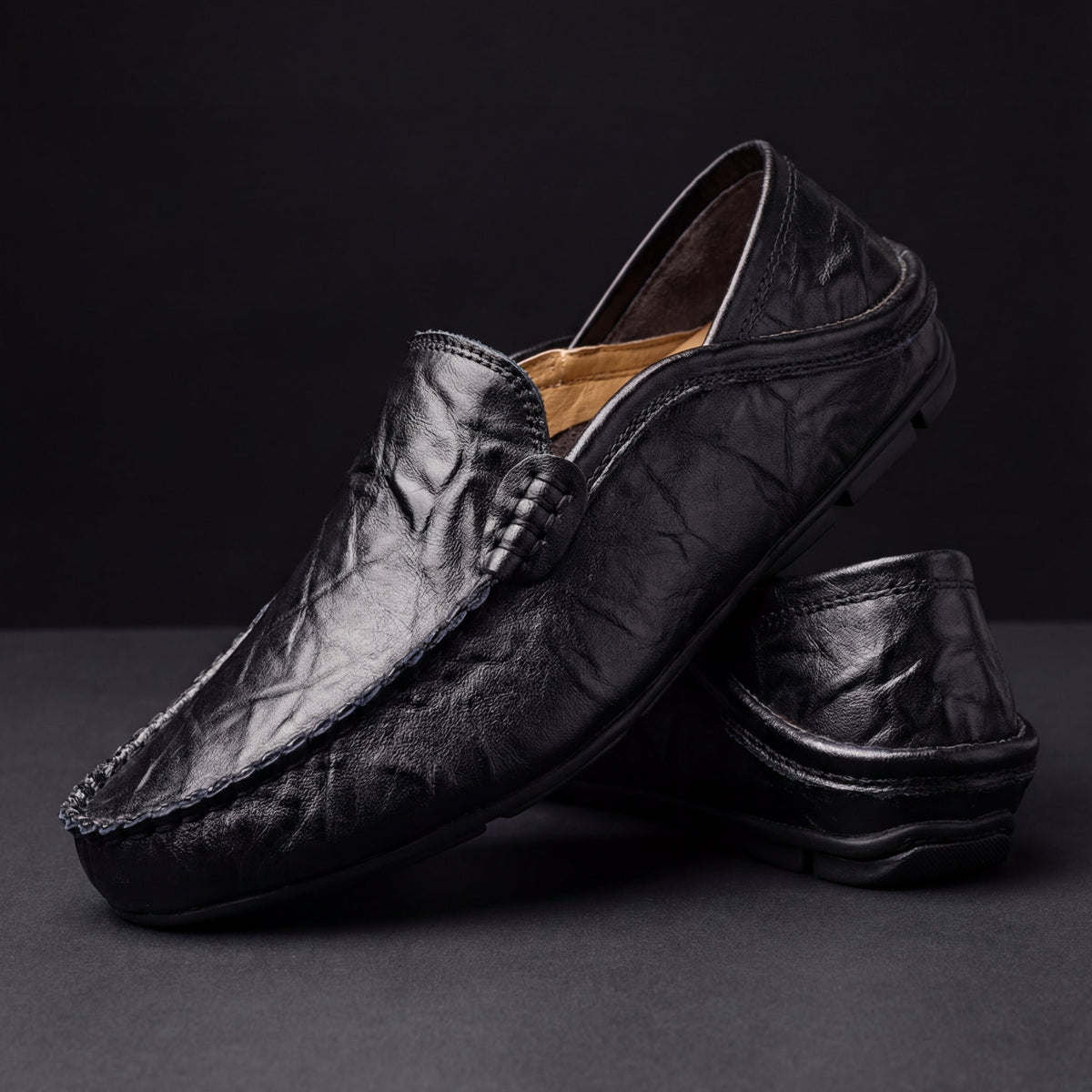 Tomasz | Eleganckie Skórzane Mokasyny