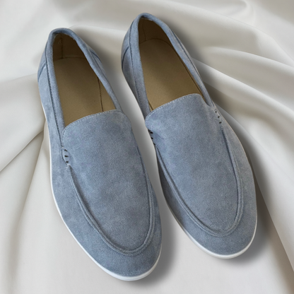 Alphonse | Eleganckie mokasyny z zamszu
