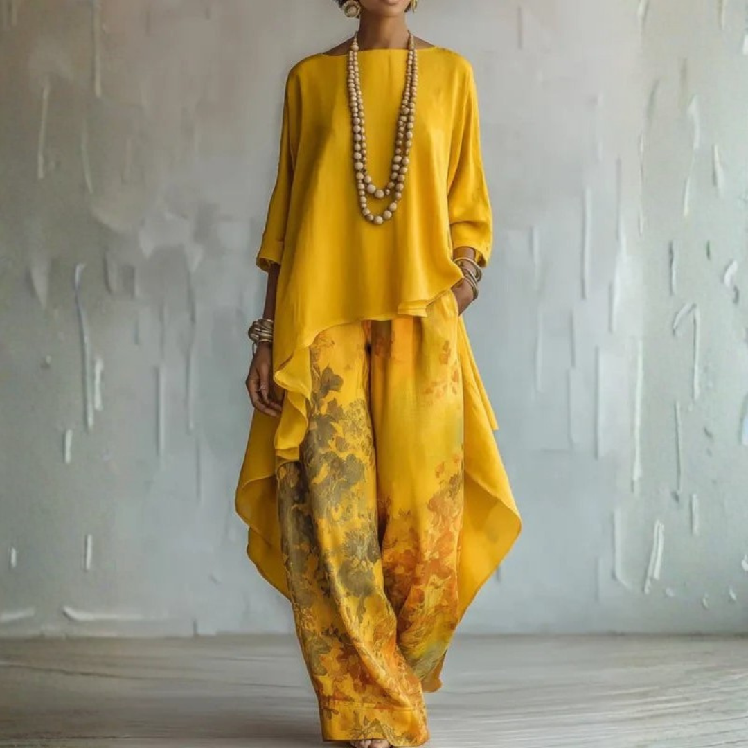 Zofia | Elegancki 2-częściowy Komplet w Stylu Boho