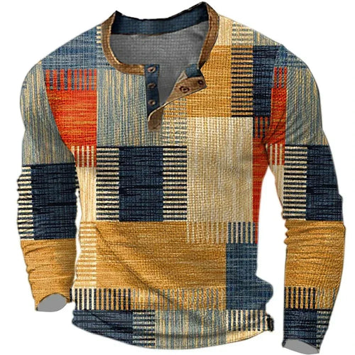 Tymon | Kolorowy Sweter Męski