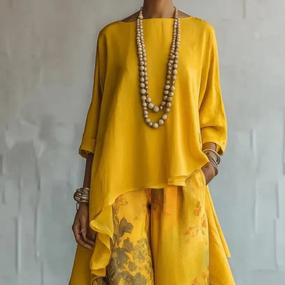 Zofia | Elegancki 2-częściowy Komplet w Stylu Boho
