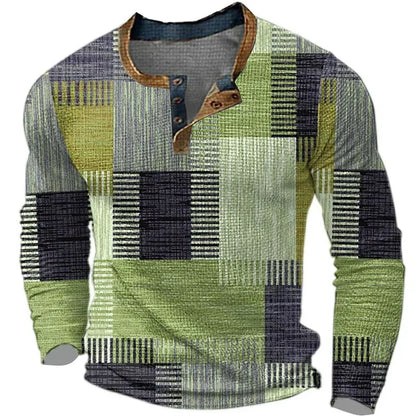 Tymon | Kolorowy Sweter Męski