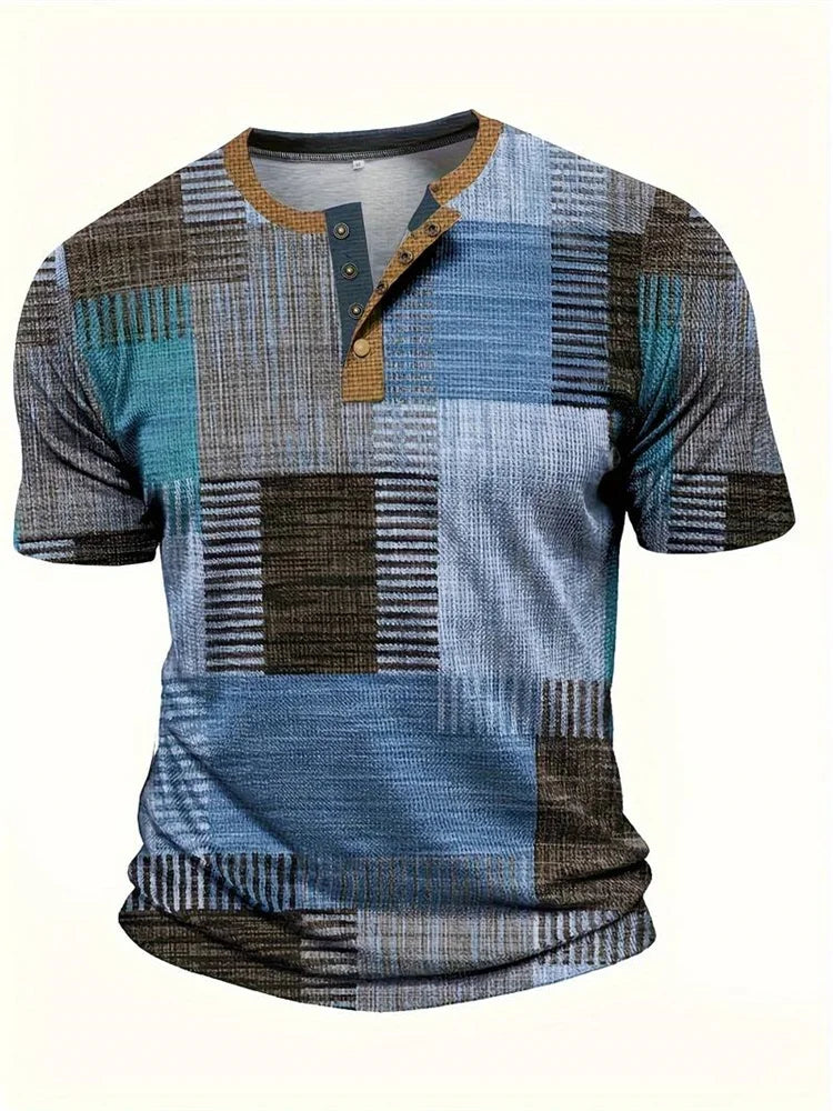Koszula w stylu patchwork