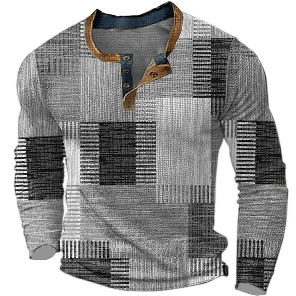 Tymon | Kolorowy Sweter Męski