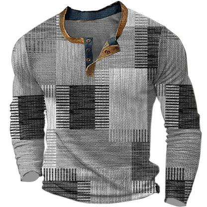 Tymon | Kolorowy Sweter Męski