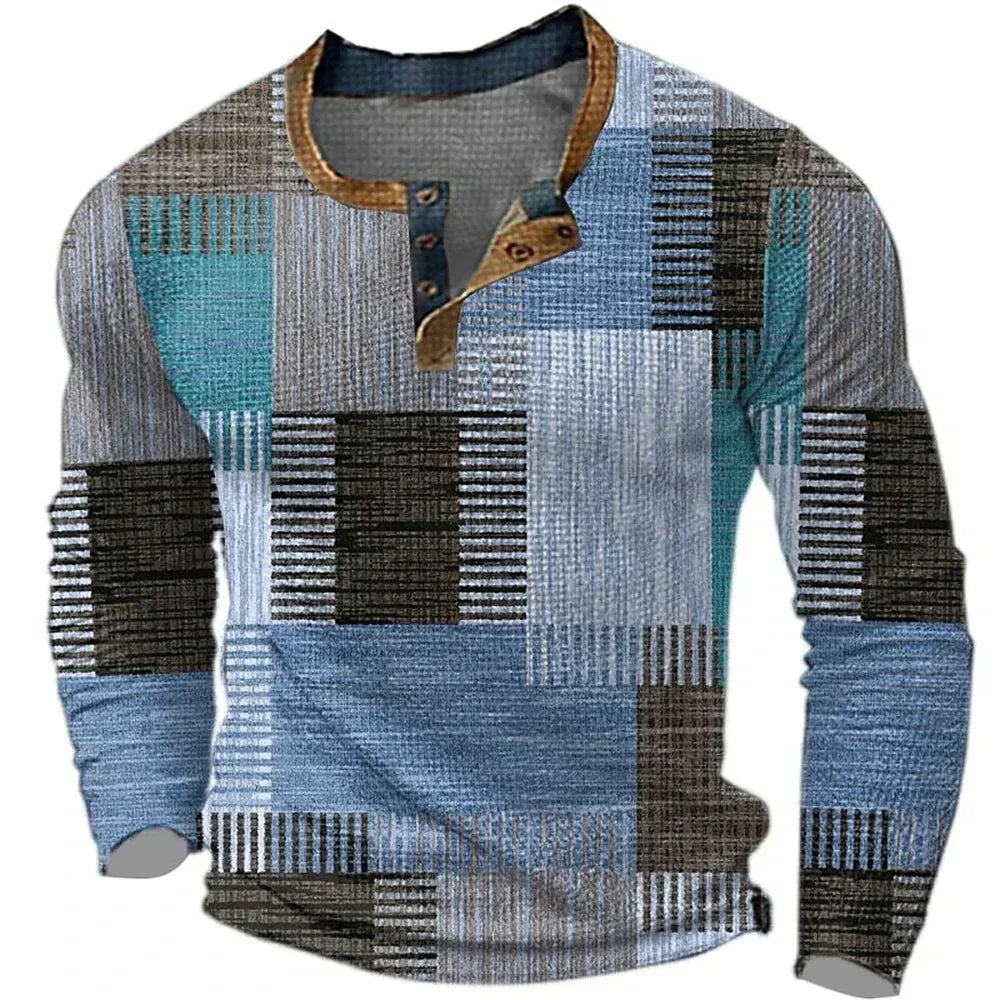 Tymon | Kolorowy Sweter Męski