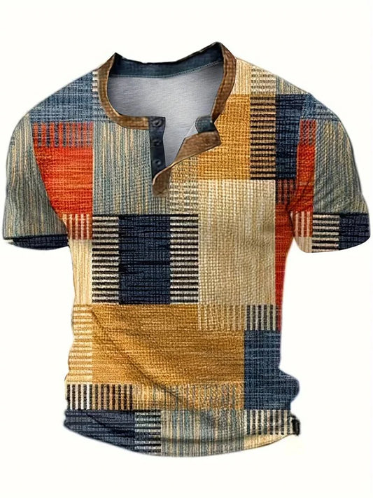 Koszula w stylu patchwork