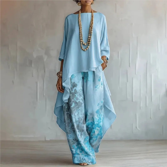 Zofia | Elegancki 2-częściowy Komplet w Stylu Boho