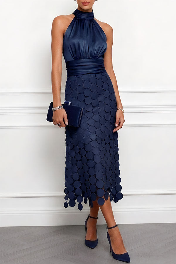 Judyta | Elegancka sukienka midi