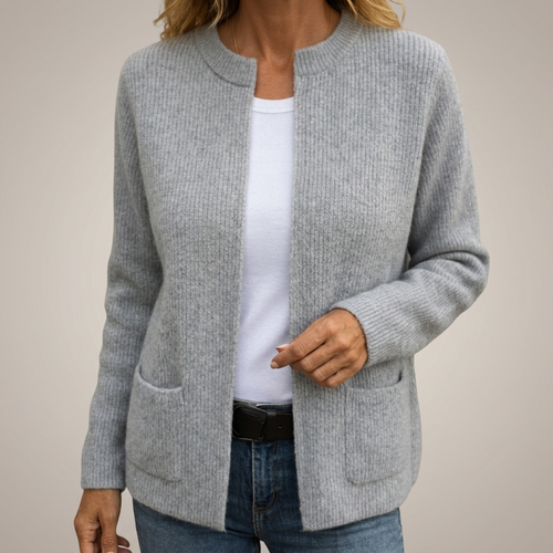 Kalina | Elegancki Kardigan z Kieszeniami