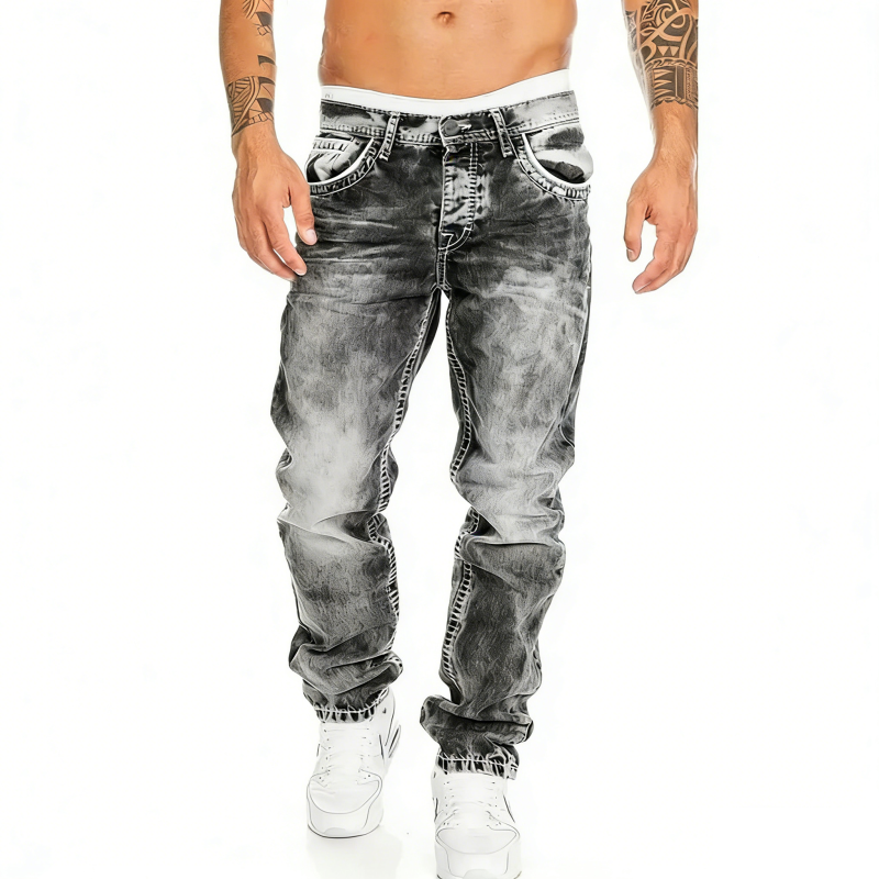 Alden™ | Minimalistyczne elastyczne jeansy męskie w stylu emo na lato