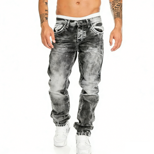 Alden™ | Minimalistyczne elastyczne jeansy męskie w stylu emo na lato