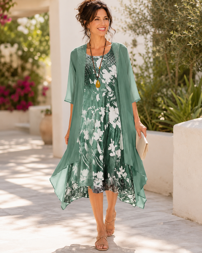 Olivia | Elegancka Sukienka Dwuwarstwowa