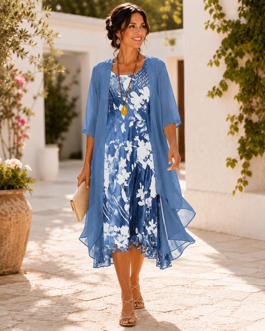 Olivia | Elegancka Sukienka Dwuwarstwowa