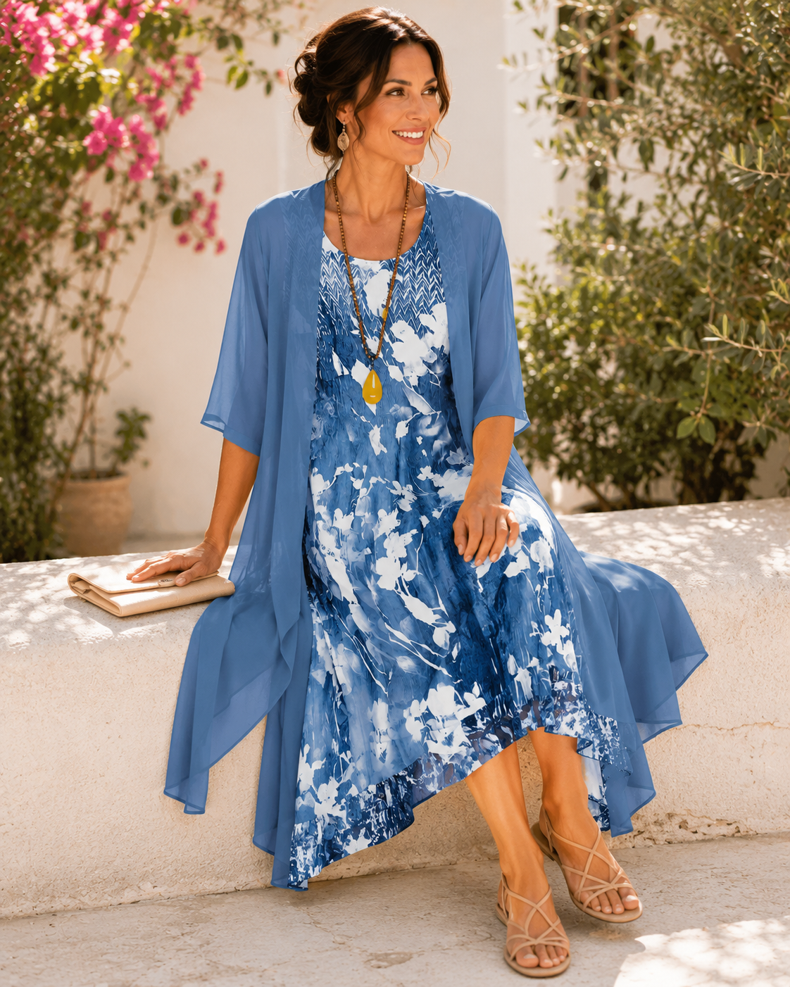 Olivia | Elegancka Sukienka Dwuwarstwowa