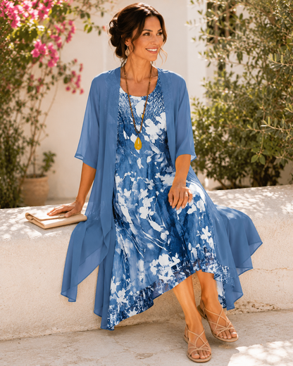 Olivia | Elegancka Sukienka Dwuwarstwowa