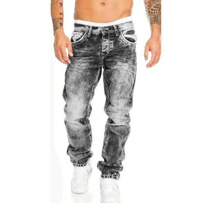 Alden™ | Minimalistyczne elastyczne jeansy męskie w stylu emo na lato