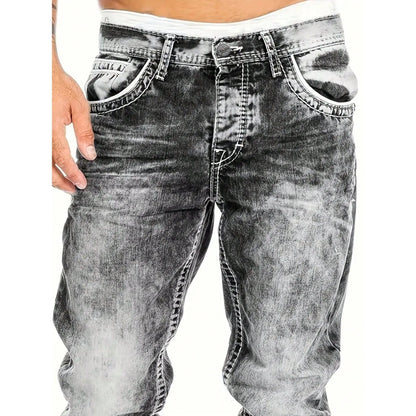 Alden™ | Minimalistyczne elastyczne jeansy męskie w stylu emo na lato