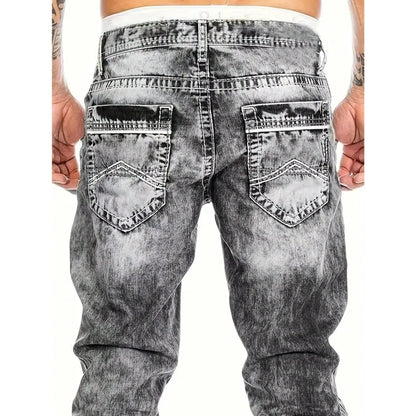 Alden™ | Minimalistyczne elastyczne jeansy męskie w stylu emo na lato