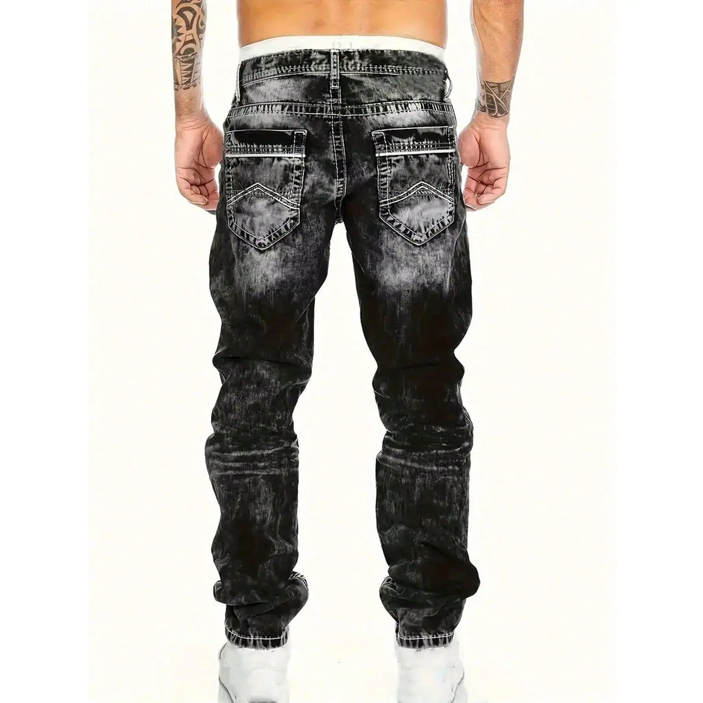 Alden™ | Minimalistyczne elastyczne jeansy męskie w stylu emo na lato