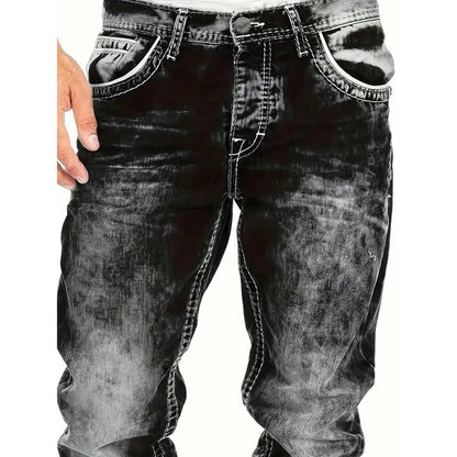Alden™ | Minimalistyczne elastyczne jeansy męskie w stylu emo na lato
